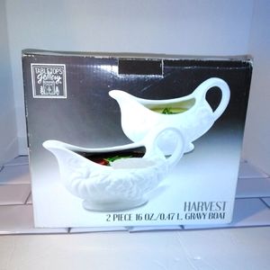 Harvest Pair Of Gravy Boats By Tabletops Gallery